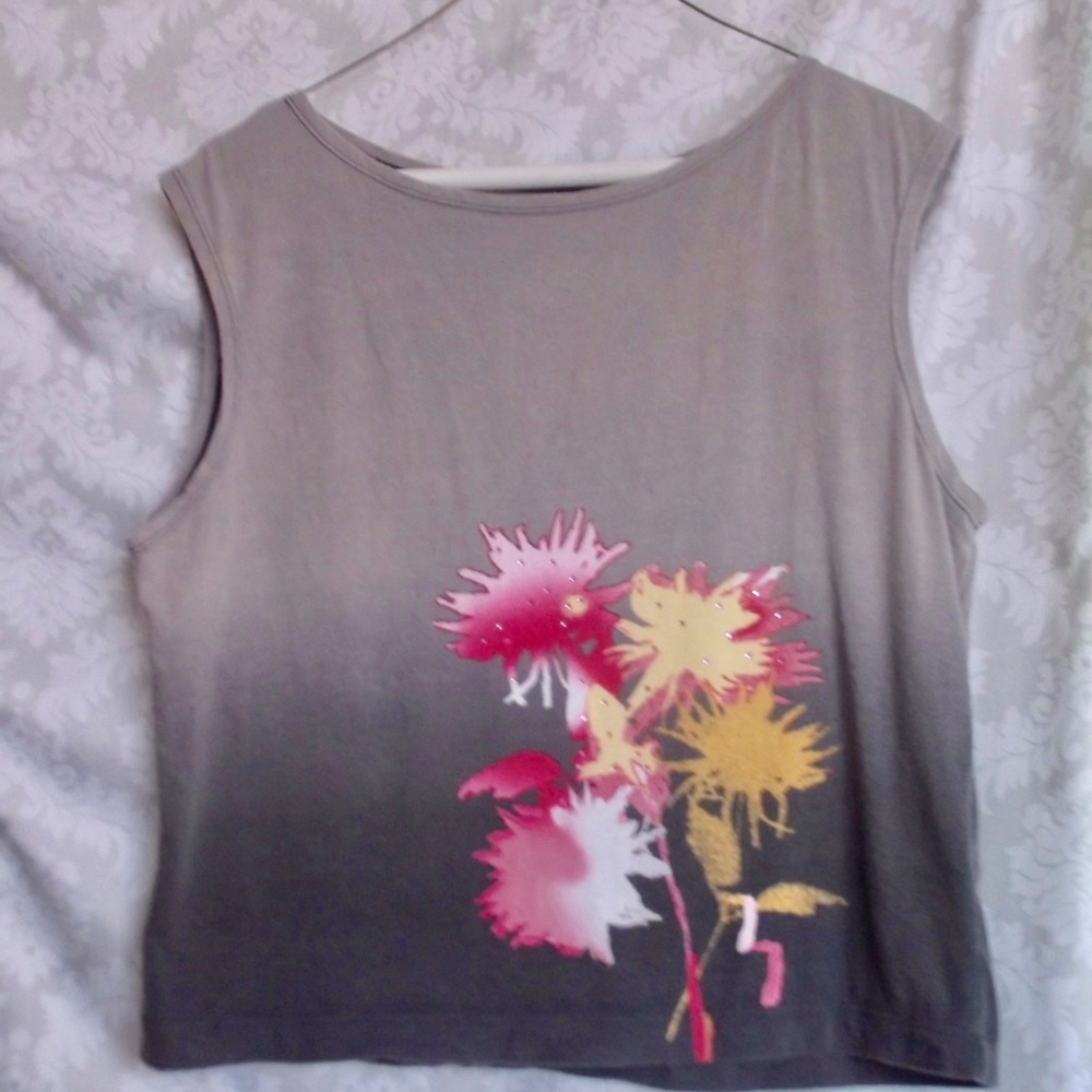 Danskin Yoga Sleeveless workout top L